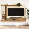 Painel Tv 55 Babus Petra - Preto Moderno 5 Prateleiras - 9