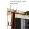 Painel Tv 55 Babus Petra - Preto Moderno 5 Prateleiras - 5