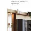 Ver imagem 5 de Painel Tv 55 Babus Petra - Preto Moderno 5 Prateleiras