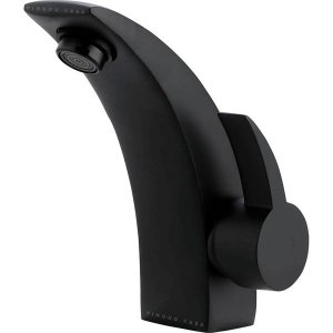 Torneira para banheiro Misturador Monocomando Preta baixa Meriti Pingoo.casa