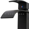 Torneira para banheiro cascata Misturador Monocomando Preta Baixa Paraná Pingoo.casa - 3