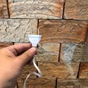 Ver imagem 7 de Barber Pole Poste Barbeiro Sem Globo Gira e Acende Decoração 55cm - 127v