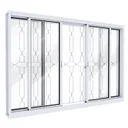 Ver imagem 1 de Janela de Aço Grade Mosaico e Fecho Embutido Facilita Lucasa