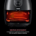 Ver imagem 6 de Air Fryer Moob 4 Litros Antiaderente Timer 60 Minutos Aviso Sonoro e Desligamento Automático Cesto