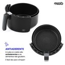 Ver imagem 5 de Air Fryer Moob 4 Litros Antiaderente Timer 60 Minutos Aviso Sonoro e Desligamento Automático Cesto
