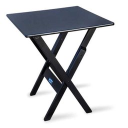 Conjunto De Mesa Dobrável 70x70 Com 2 Cadeiras Preto - Tarimatã - 3