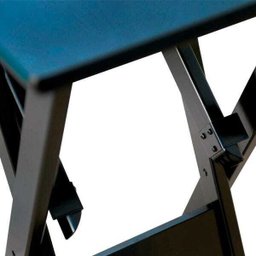Conjunto De Mesa Dobrável 70x70 Com 2 Cadeiras Preto - Tarimatã - 4