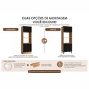 Ver mais imagens de Torre Quente de Cozinha 3 Portas e 3 Nichos para Forno e Microondas Conecta Cinamomo/Preto