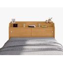 Ver imagem 5 de Cabeceira Casal Elisa Conjunto Box Colchão 138cm Naturalle Mdf