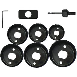 Jogo Serra Copo para Gesso e Madeira com 09 peças Fertak - 1