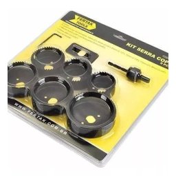 Jogo Serra Copo para Gesso e Madeira com 09 peças Fertak - 2