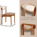 Ver imagem 3 de Conjunto de Mesa de Jantar Ello Tampo 180cm Barril Laminado com 6 Cadeiras Mônaco Premium
