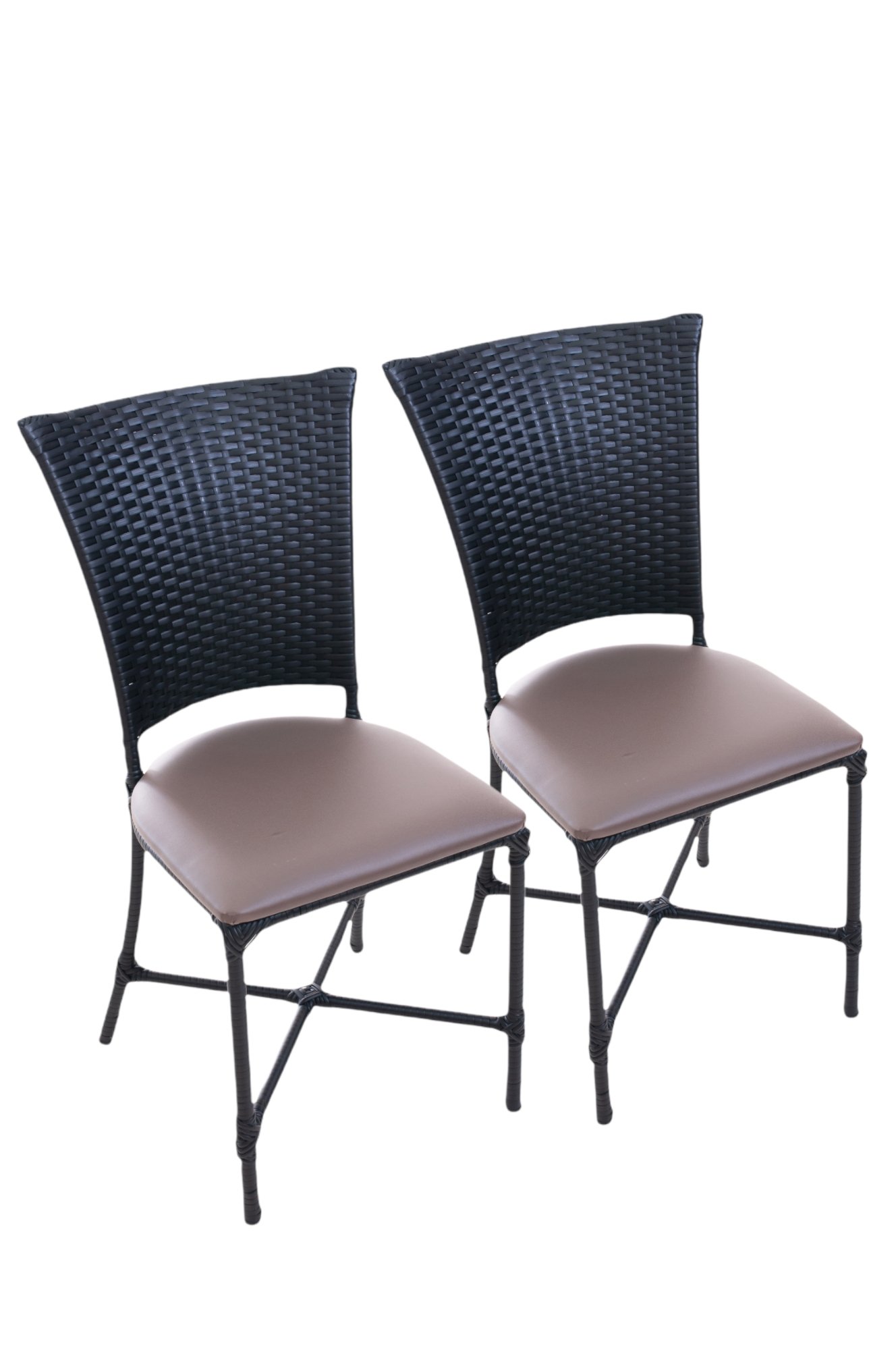 Cadeiras de Cozinha Sala Jantar de Fibra Sintetica:marrom