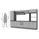 Ver imagem 4 de Cozinha Madesa Smart Modulada com Armário Balcão e Tampo