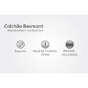 Ver imagem 2 de Colchão Solteiro Herval Espuma Compact AG 65 / D28 / Besmont Double Face (88x188x25) -