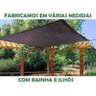 TELA SOMBRA TOLDO SOMBREAMENTO PRETO 90% 4 X 6 BAINHA ILHOS - 3