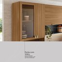 Ver imagem 4 de Cozinha Compacta Alba 8 Portas Amêndola Touch/grafito Prime Tx e Balcão 120cm com Tampo Mdp - Dem