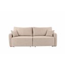 Ver imagem 2 de Sofa Cama 3 Lugares 2,00 m Pé de Madeira Los Angeles:Bege/Linho