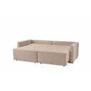 Ver imagem 4 de Sofa Cama 3 Lugares 2,00 m Pé de Madeira Los Angeles:Bege/Linho