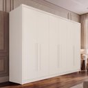Ver imagem 1 de Guarda-Roupa Casal com 6 Portas e 6 Gavetas Multimóveis Crnvh-GRP139 Neve