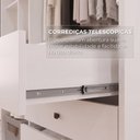 Ver imagem 3 de Guarda-Roupa Casal com 6 Portas e 6 Gavetas Multimóveis Crnvh-GRP139 Neve