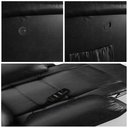 Ver imagem 6 de Poltrona do Papai Reclinável Sala de Cinema Barcelona Glider Manual Giratória Massagem USB PU Preto 