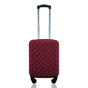 Mala de Bordo Viagem Rígida Rodas 360º Cadeado Segredo Gladiador D1pp Tamanho Pp: Cereja