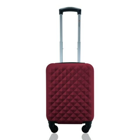 Mala de Bordo Viagem Rígida Rodas 360º Cadeado Segredo Gladiador D1pp Tamanho Pp: Cereja
