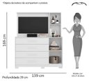 Ver imagem 5 de Cômoda Ilhabela - Branco Fosco Liso