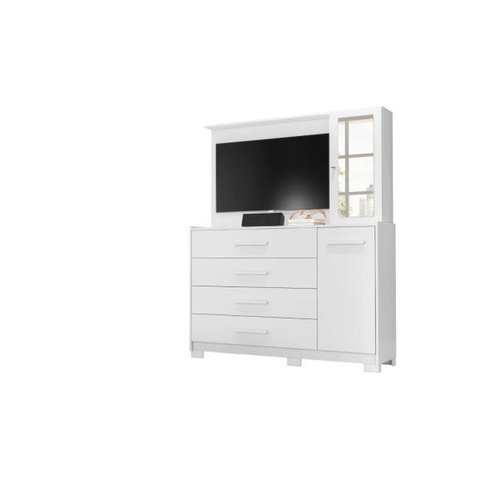 Cômoda Ilhabela - Branco Fosco Liso