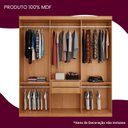 Ver imagem 3 de Guarda-roupa Casal 100% Mdf 3 Portas de Correr 2 Gavetas com Pés e Espelho Chile