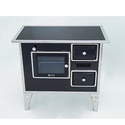 Fogão a Lenha Geral NR 2 com Chaminé ao Lado Esquerdo Vitroceramico - 1 Fogão a Lenha Geral NR 2 com Chaminé ao Lado Esquerdo Vitroceramico - 1