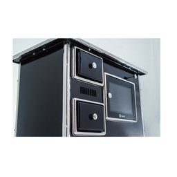 Fogão a Lenha Geral Nr 2 com Chaminé Ao Lado Direito Vitroceramico - 4