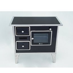 Fogão a Lenha Geral Nr 2 com Chaminé Ao Lado Direito Vitroceramico - 6