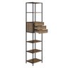 Conjunto Closet Modulado em Estilo Industrial 27804 Steel Quadra Artesano - Vermont/preto Fosco - 9