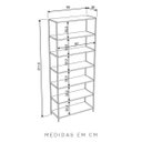 Ver imagem 3 de Conjunto Closet Modulado em Estilo Industrial 27804 Steel Quadra Artesano - Vermont/preto Fosco