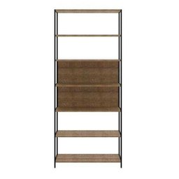 Conjunto Closet Modulado em Estilo Industrial e Mesa de Cabeceira 27803 Steel Quadra Artesano - 5