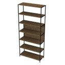 Ver imagem 2 de Conjunto Closet Modulado em Estilo Industrial e Mesa de Cabeceira 27803 Steel Quadra Artesano