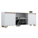 Ver imagem 2 de Rack Estante Sala para TV 2 Portas Benevello - Branco