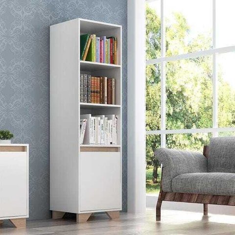 Estante Escritório Para Livros Benevello - Branco