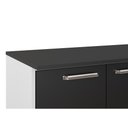 Ver imagem 5 de Cozinha Compacta Xangai 9 Portas Multimóveis Branco Preto
