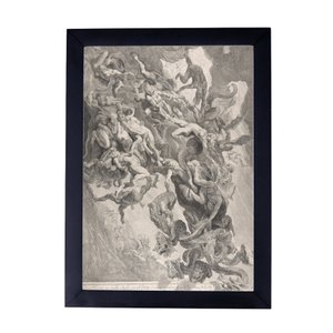 Quadro Poster C Moldura Arte Classica 33x24cm P8259