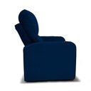 Ver imagem 4 de Poltrona Reclinável Sofia Veludo Azul com Porta Copos Loja Sheep