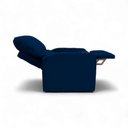 Ver imagem 7 de Poltrona Reclinável Sofia Veludo Azul com Porta Copos Loja Sheep