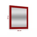 Ver imagem 2 de Gabinete de Banheiro Provençal Completo Balcão Cuba e Espelho - Vermelho