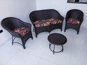 Ver imagem 2 de Sofásinho com Poltronas Bonito para Jardim e Varanda em Fibra Sintétuca