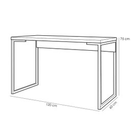 Kit para Escritório Estante Soul com Mesa Industrial Soft e Gaveteiro Work Branco - Lyam Decor - 9 Kit para Escritório Estante Soul com Mesa Industrial Soft e Gaveteiro Work Branco - Lyam Decor - 9