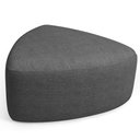 Ver imagem 4 de Puff Decorativo Orgânico para Sala de Estar Living Trizza W01 Linho Cinza Escuro - Lyam Decor