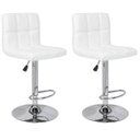 Ver imagem 4 de Banqueta Alta Estofada Para Cozinha Vox Branco - Lyam Decor