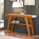 Ver imagem 6 de Aparador Menphis Henn Nature Off White Retrô MDP com Prateleira Sala Hall Decorativo 136cm